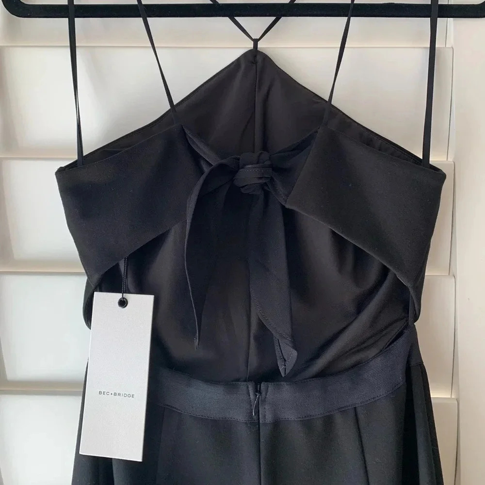 BEC & BRIDGE NWT Halter Cut Out Body Con Midi Dress - Picture 5 of 8